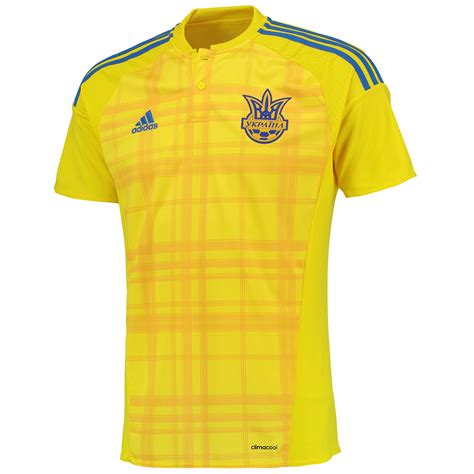 adidas Mens Gents Football Soccer Ukraine National Team Home Shirt ...