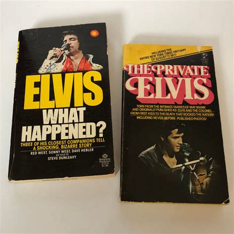 Elvis Presley - Elvis, What Happened? & The Private Elvis - - Catawiki