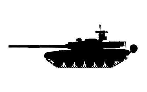 Military Tank Silhouette Icon, Army Weapon Vector Illustration. 7780988 Vector Art at Vecteezy