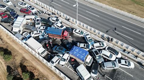 Zhengzhou: More than 200 cars involved in massive pileup in China | CNN