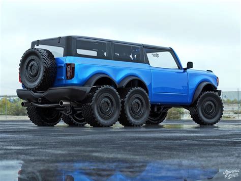 2021 Ford Bronco "6x6" Looks Like a Dune Blaster - autoevolution