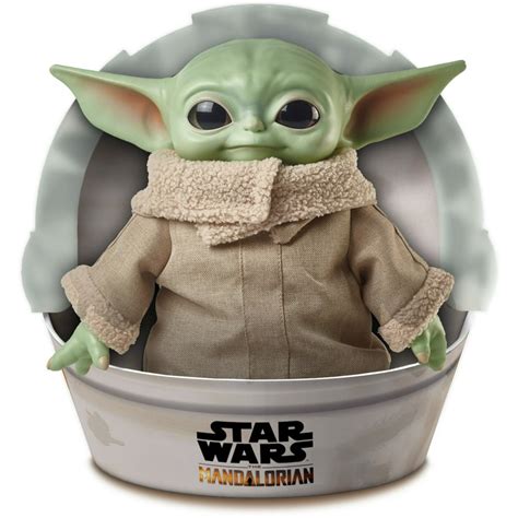 Star Wars Grogu Plush Toy, 11-in The Child Character from The ...