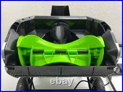 GreenWorks 2600402 500W Snow Blower for Tractor Green « Snow Blowers