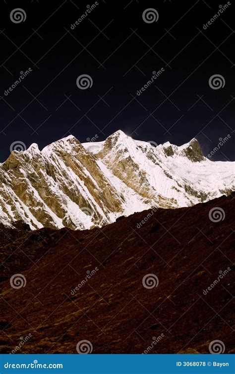 Annapurna Range - Nepal stock photo. Image of trek, prayer - 3068078