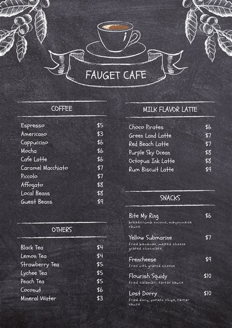 Free Printable And Customizable Bar Menu Templates Ca - vrogue.co