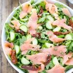 Arugula Smoked Salmon And Cucumber Salad