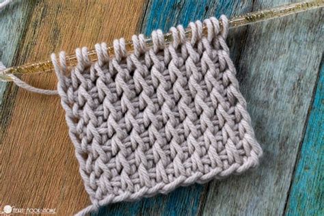 How to Crochet the Tunisian Half Double Crochet Stitch - Heart Hook Home