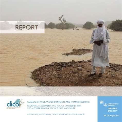 Climate Change, Water Conflicts and Human Security | Ecologic Institute: Science and Policy for ...