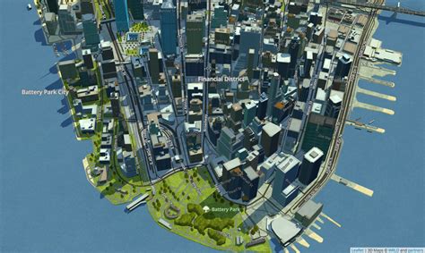 3D Map Of New York City - Hazel Korella