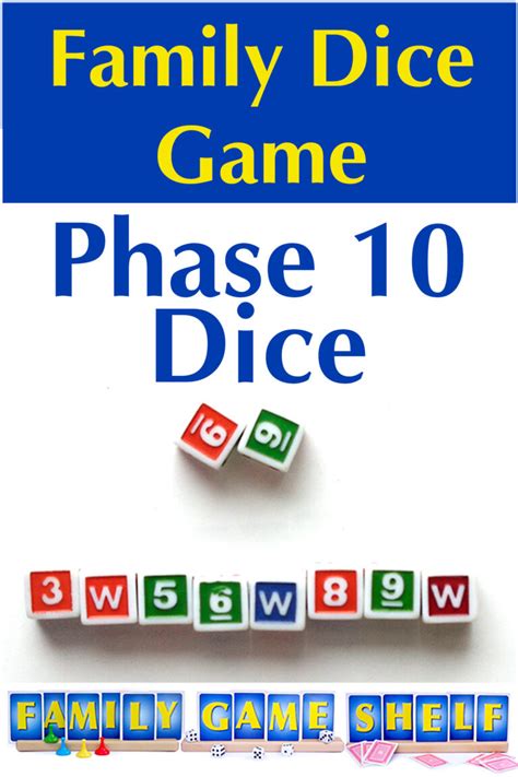 Phase 10 Dice - Family Game Shelf