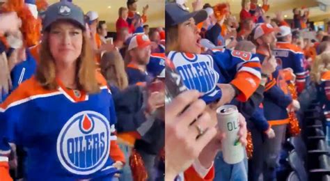 VIDEO: Everyone Was Saying The Same Thing About The Jaw-Dropping Female Hockey Fan Who Flashed ...