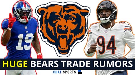 HUGE Chicago Bears Trade Rumors On Kenny Golladay & Robert Quinn ...