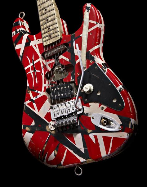 Edward Van Halen's Frankenstrat | Van halen, Famous guitars, Halen