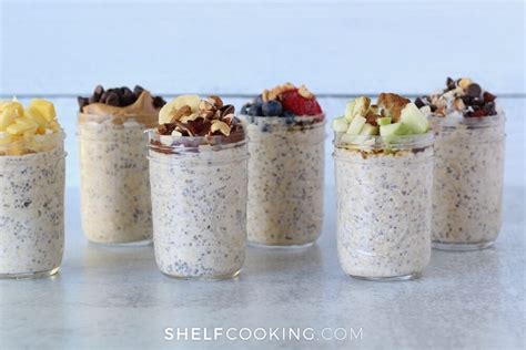 How to Make Overnight Oats + 10 Flavor Combos! - Shelf Cooking