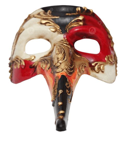 Long Nose Venetian Mask Pink, Red, Fancy, Art PNG Transparent Image and ...
