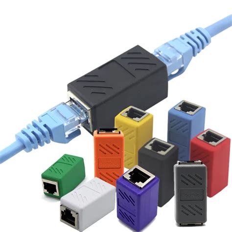 Overmal Colorful High Quality RJ45 Female to Female Network Ethernet ...