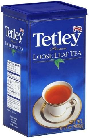 Tetley Loose Leaf Tea - 31.75 oz, Nutrition Information | Innit