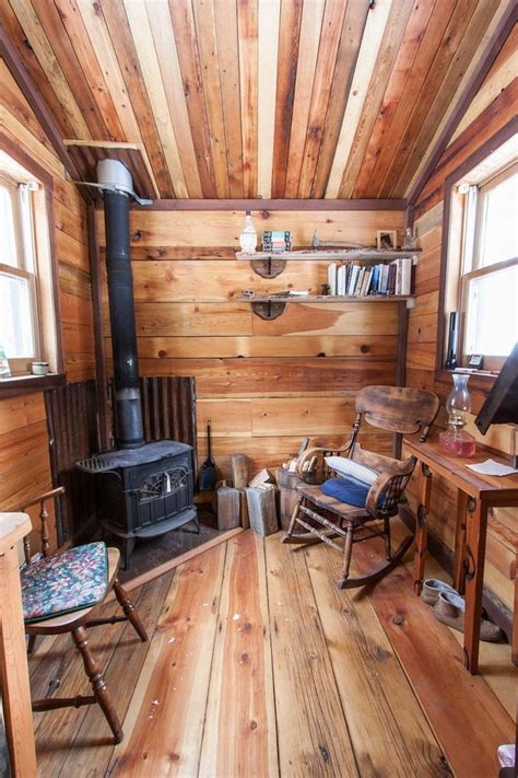 31 Incredible Log Cabin Interior Design Ideas For Tiny House in 2020 ...