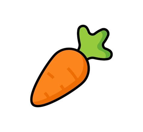 Premium Vector | Carrot vector isolated icon carrot emoji illustration ...