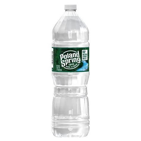 POLAND SPRING Brand 100% Natural Spring Water, 50.7-ounce plastic bottle - Walmart.com - Walmart.com