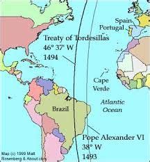 Treaty of Tordesillas -The 1494 agreement giving Spain everything to ...