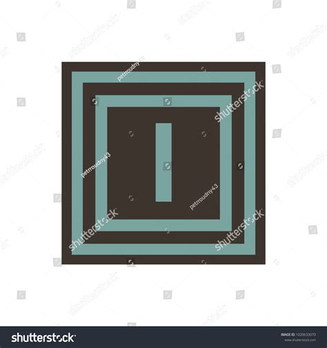 Vector Symbol Letter Iota Greek Alphabet Stock Vector (Royalty Free ...