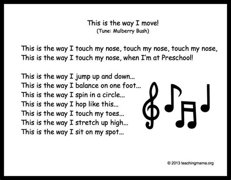 Pin on songs-preschool