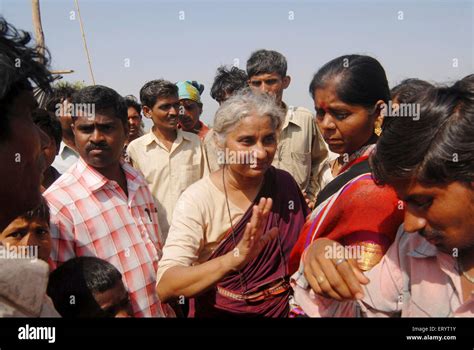 Medha Patkar , Indian social activist , founder of Narmada Bachao ...