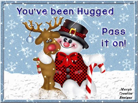 Hugged Christmascard GIF - Hugged Christmascard - Discover & Share GIFs