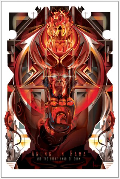 hellboy-3-poster-orlando-arocena | Movie poster art, Movie art, Art show