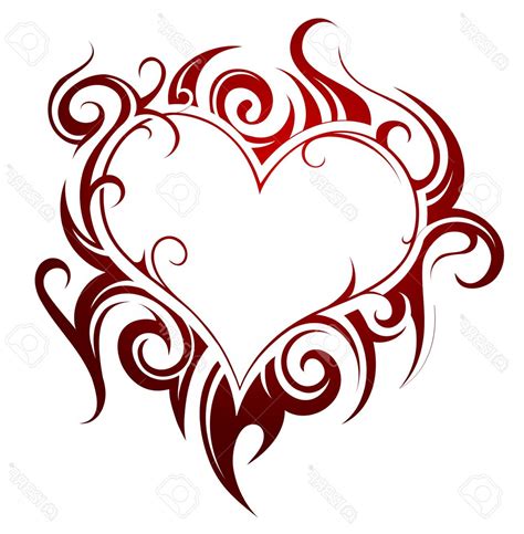 Heart Swirl Vector at GetDrawings | Free download