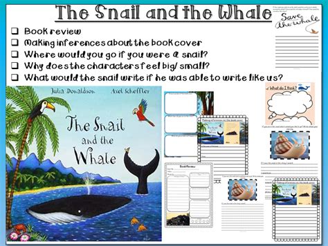 The Snail and the Whale-Inferences, Book Review, Snail Writing, Story Blurb and Trips | Teaching ...