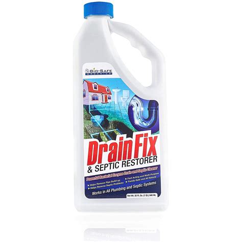 Buy DrainFix & Septic Restorer - 32 fl oz.- Patented Bac Enzyme Exxon Valdez Septic Tank Septic ...