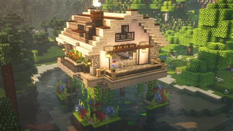 Builds Asthetic Cottagecore Minecraft House - A lovely and cozy ...