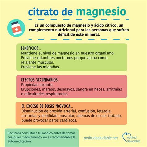 Sintético 99+ Foto Beneficios Del Magnesio Para La Salud Humana Cena Hermosa