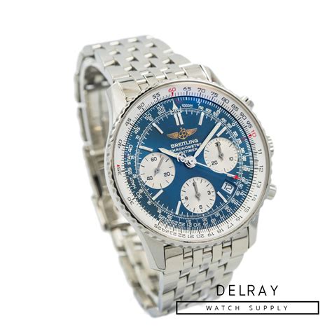 Breitling Navitimer Blue Dial - DelrayWatch.com