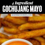 Spicy Korean Style Gochujang Mayo Sauce Recipe : Jawns I Cooked