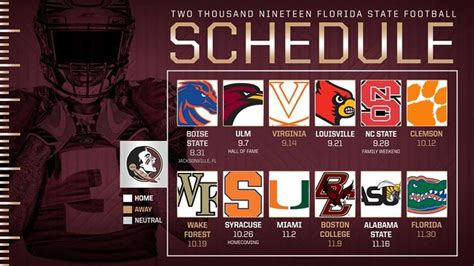 2023 Fsu Football Schedule - Nfl Schedule 2023