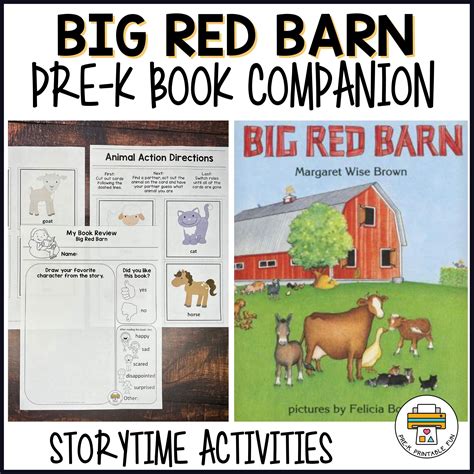 Big Red Barn Pre-K Book Companion Storytime Activities