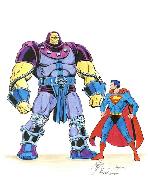 Mongul and Superman by Jim Starlin, in shaun clancy's Commissions #22 ...