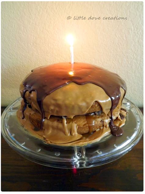 milky way caramel apple cake - Little Dove Blog