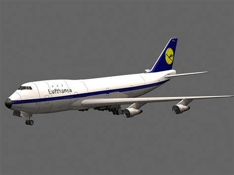 Boeing 747 3d model 3ds Max files free download - CadNav