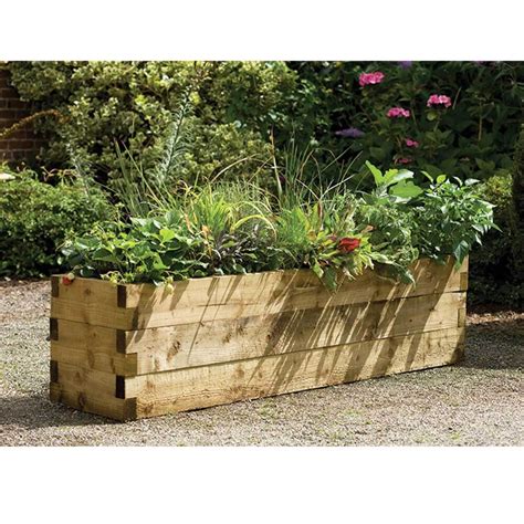 Caledonian Raised Garden Trough, Bed, Planter 180 x 45cm – Pure Garden Buildings