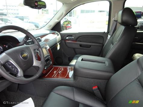 Ebony Interior 2013 Chevrolet Tahoe LTZ 4x4 Photo #69224875 | GTCarLot.com