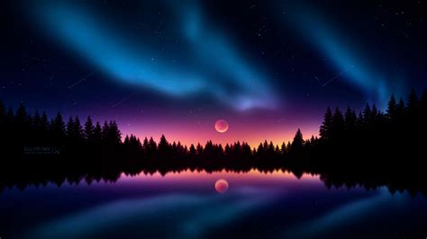 Colorful Night Stars, HD Artist, 4k Wallpapers, Images, Backgrounds, Photos and Pictures