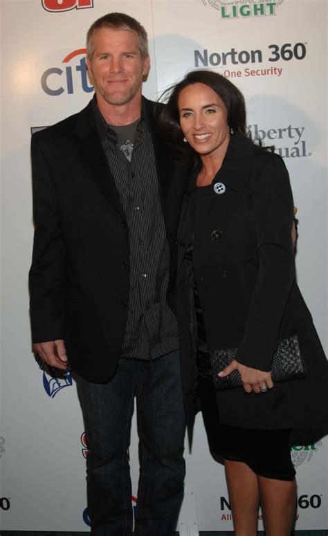 Brett Favre and his wife Deanna through the years