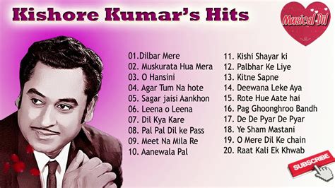 Kishore Kumar Hits | Best of Kishor Kumar | Purane Gaane || Old hindi ...