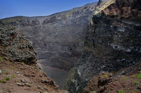 Vesuvius Volcano Crater and Mountains Near Naples in Italy Stock Image - Image of green, danger ...