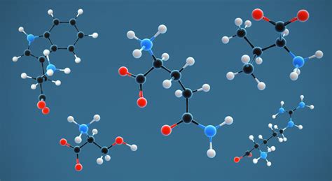 Amino acids - 3D scene - Mozaik Digital Education and Learning