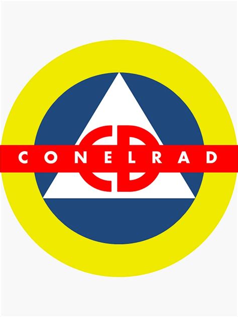 "CONELRAD" Sticker for Sale by ScringyBungus | Redbubble